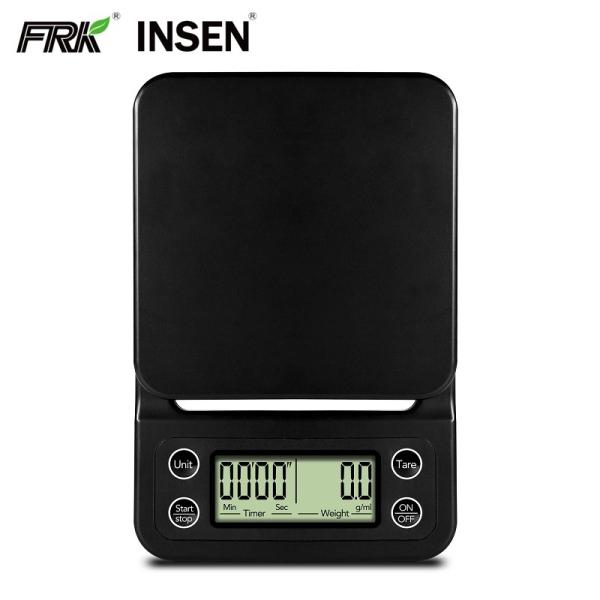 Quality Full ABS Plastic 3000G Digital Coffee Scale With Timing Function for sale