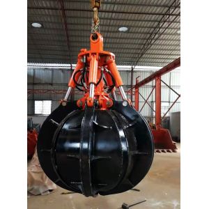 Excavator Spare Parts Q355MN Excavator Rotating Orange Peel Grapple Excavator
