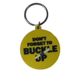 PMS Falt PVC Key Chain Unbreakable Flexible Pantone Waterproof