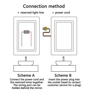 Hotel Home Bathroom Decoration Large Oval Bath Mirrors with Touch Screen and LED