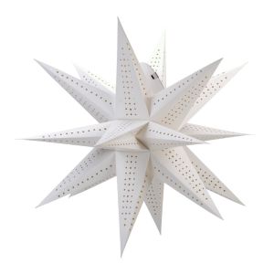 Wholesale Geometrical Multi Point Star Lantern - White from china suppliers