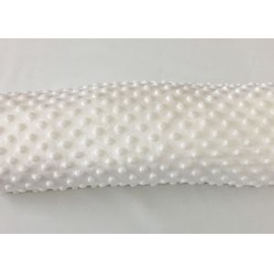 Micro Fleece Bubble Minky Plush Fabric OEKO Certification 100% Polyester