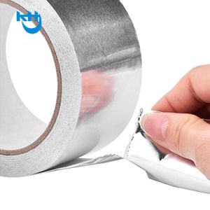 High Temperature Resistant Flame Retardant Aluminum Foil Tape 33m / 66m