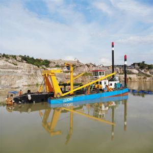 50m Total Length Hydraulic Diesel Engine Cutter Suction Sand Dredger for River