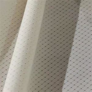 120gsm Hole Dot Chiffon Fabric Punching Style