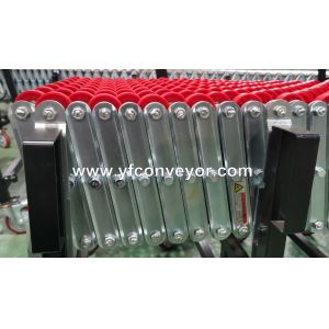 Expandable Flexible Gravity Wheel Conveyor Machine