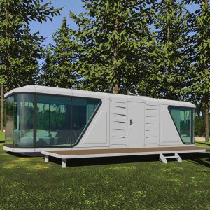Modern Container Space Capsule Mobile Home Bed Tiny House Capsule