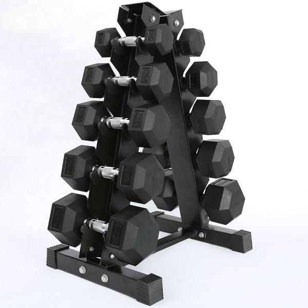 Quality rubber hex dumbbells, rubber hex dumbbell weights, rubber hex dumbbells set for sale