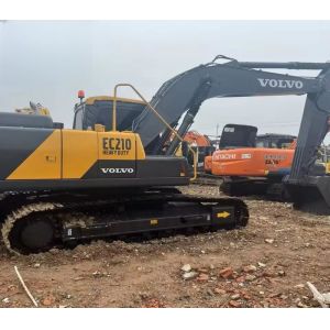 Low price 18100kg Second Hand Vollvo EC210D Hydraulic Crawler Excavator with D5E