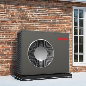 Heating Cooling DHW Function 16kw EVI Heat Pump Monoblock With DC Rotary