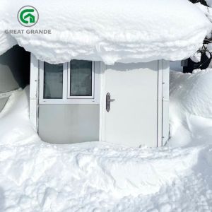 Wholesale Fireproof Temporary Portable Folding Container Home Site Office Portacabin from china suppliers