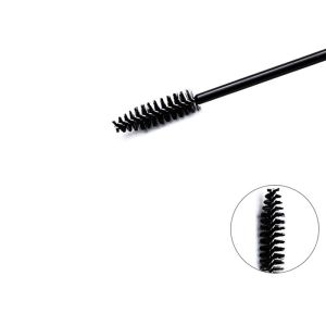 Black Artificial Fibers Brushes Cosmetic Beauty Tools For Eyelashes / Eyebrows