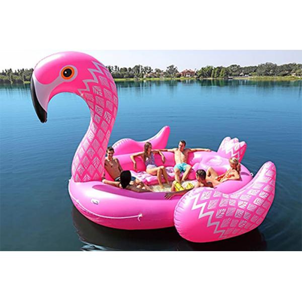 Giant Pink Inflatable Flamingo Pool Float Outdoor Lake Adults Float Inflatable