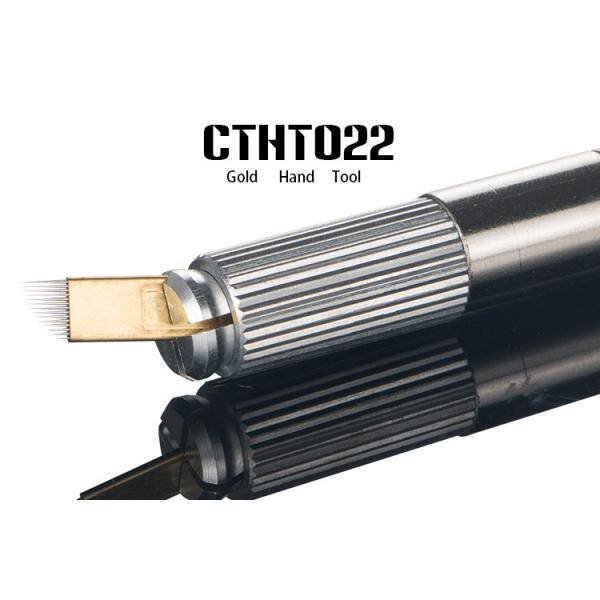 Aluminum Gold Permanent Makeup Microblading Pen Microblading Manual Pen