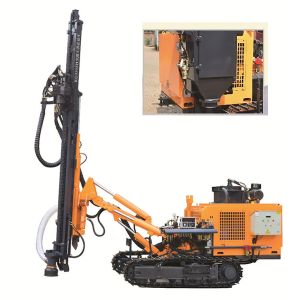 DTH Rock Well Drill Rig KG430SH Punching Machine For Hard Rock Rotary Drilling