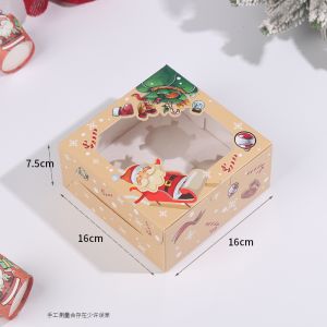 Customized Baking Food Cookies Dessert Cake Boxes with Window