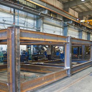Welding Plate Structural Steel Fabrication With Wooden Pallet Package
