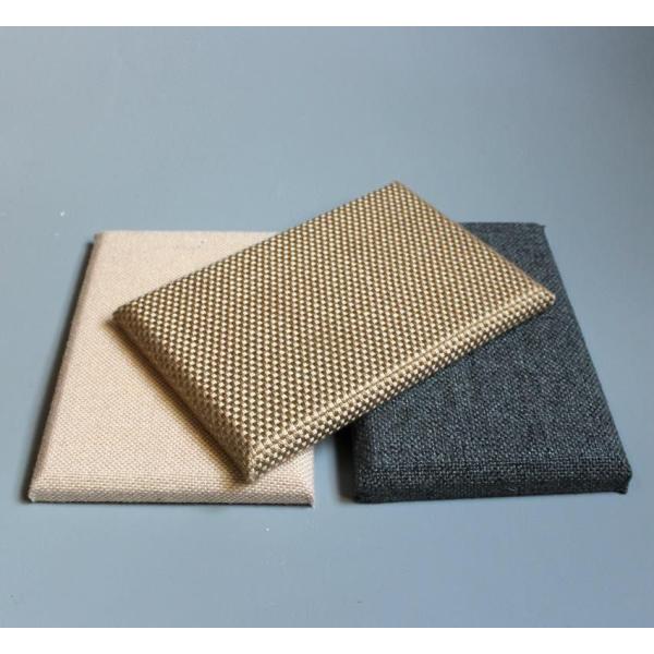 E1 Acoustical Sound Absorption Fiberglass Wall Panel for Replaceable Building Material