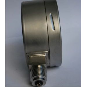 China Stainless Steel Oil Filled Pressure Gauge 2.5 1bar 0 Thread 1/4BSP on sale