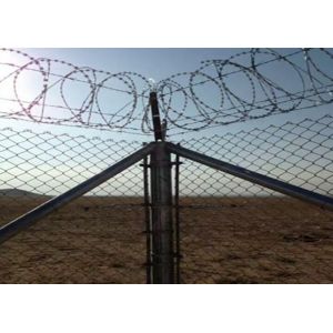 Kenya Flat Wrap Razor Wire 10 meters Galvanized Security barbed wire