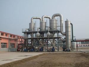 China Food / Chemcial Industry Single Effect Evaporator Long Tube Vertical External Circulation on sale