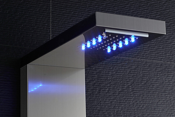 Top Grade 304 Stainless Steel Shower Panel , Shower Panel System With Rain Shower Head
