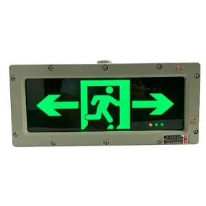 Wholesale 220VAC 90Mins Emergency Time Explosion Proof Exit Sign With 3W LED For Explosive Hazardous Zone 1, 2 &amp; Zone 21,22 from china suppliers