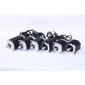 China NEMA34 126MM  1.8 degree 6A 10.5NM 86BYGH126-6004 Hybrid Stepper Motor on sale