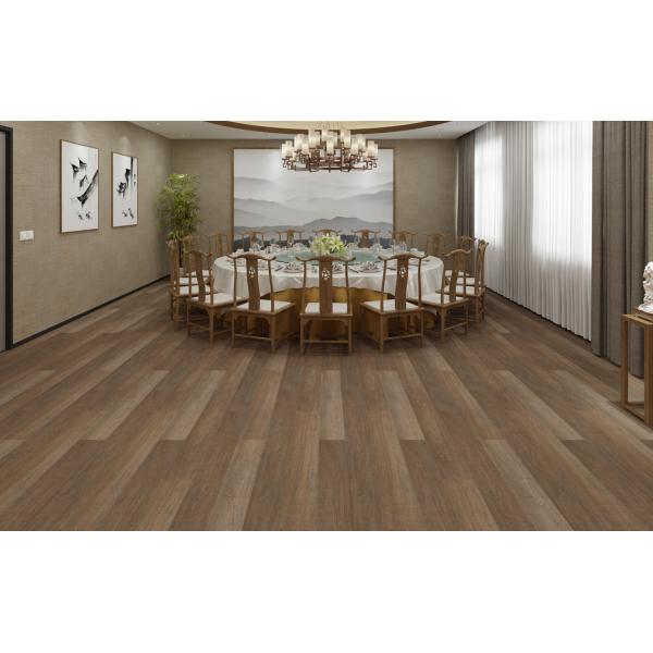 GKBM FT-W29135-1 1220mm Anti-slip Wear Resistance Brown Oak Splicing Wood Grain Stone Vinyl Composite Click SPC Flooring
