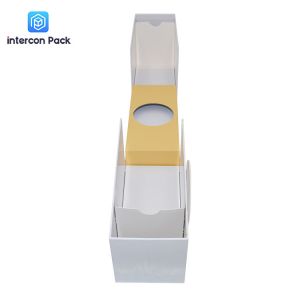 China Recyclable Interconpack Single Bottle Wine Gift Box with Magnetic Flap on sale