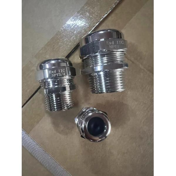 Quality II 2G Ex Db Eb IIC T6 Gb II 2D Ex Tb IIIC T80°C Db Ex Proof Cable Gland with Single Wire Armor and ROHS Certification for sale