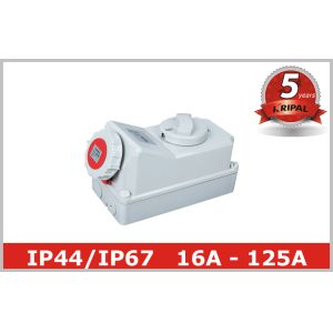 IEC CEE Power Distribution Interlocked Socket with Machanical Switch