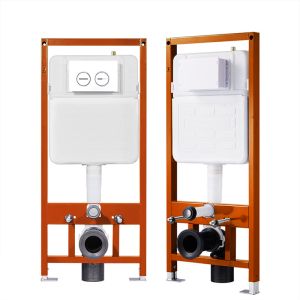 Contemporary Toilet Cistern Hides Seamlessly With Acrylic Panel