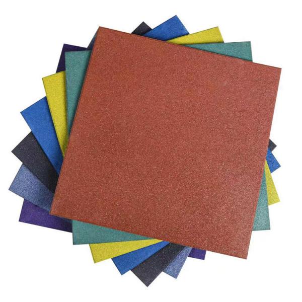 500×500mm EPDM Rubber Flooring Tiles with -40°C to 100°C Temperature Range for