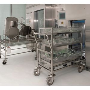 Floor Or Pit mounted Horizontal Steam Autoclave For Sterilization All Effluent