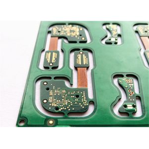 Regid Flexible Multilayer Fr4Green Soldermask Printed Circuit Boards ,pcb