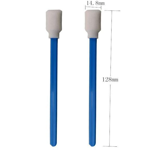 125mm PP Stick Printer Rectangle Cleaning Foam Tip Swab Lint Free