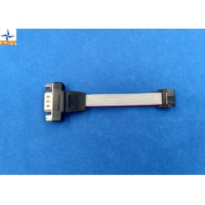 9 Pin Female D Sub Cable Assemblies , Computer / Communication VGA Cable