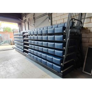 450mm Width Gym Echo Polymer Retractable Tiered Seating
