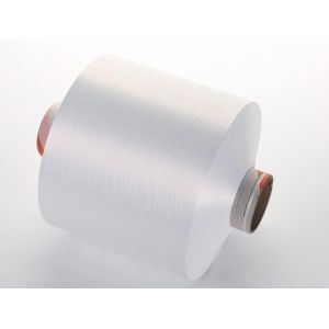 150D/48F DTY Polyester Yarn Raw White , Black NIM AA