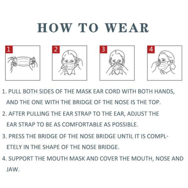 Single Use CE EN14683 Earloop Medical Mask