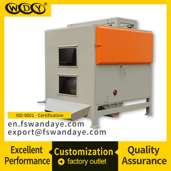 Quality Dry Type Magnetic Roller Separator / Permanent Magnetic Separator For Minerals Quartz Feldspar sand for sale