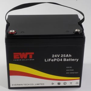 Wholesale IFR32650 24V 25Ah LiFePO4 Battery Pack For Electric Vehicles And Safety Applications from china suppliers