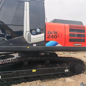 Hitachi ZX240 Used Excavtaors Middle Hydraulic Backhoe Secondhand Digger with 1