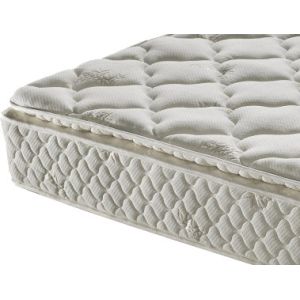 Anti - Dust Mite Breathable Latex Foam Bonnell Spring Mattress With Pillow Top