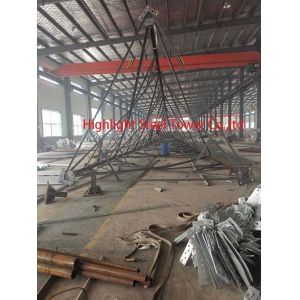 Buy cheap 60 Degree Three Legged Angular Lattice Telecom Tower from wholesalers