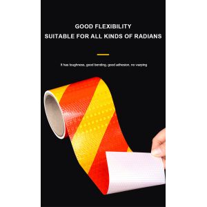 PVC Crystal Lattice Self-Adhesive Vehicle Conspicuity Traffic Safety Warning