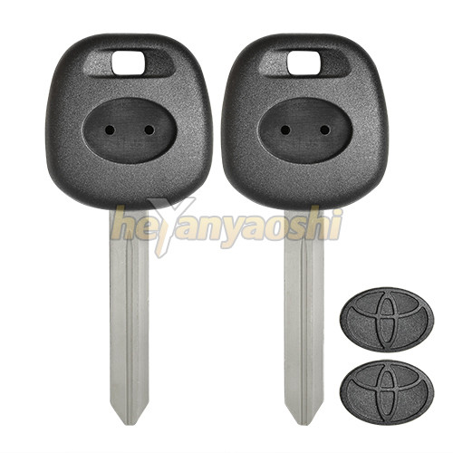 Toyota Transponder Key Shell Toy47 Brass Blade