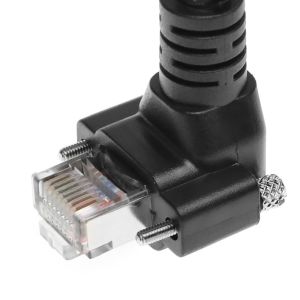Alvin's CAT6a GigE Vision Cable Shielded Right Angle 10m 32.8ft