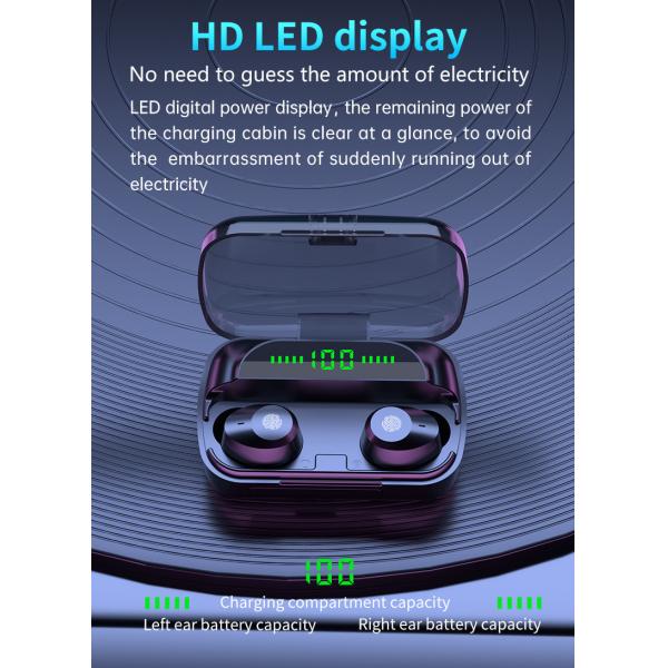 Magnetic Charging TWS Wireless Bluetooth Earphones 3D Stereo OEM ODM